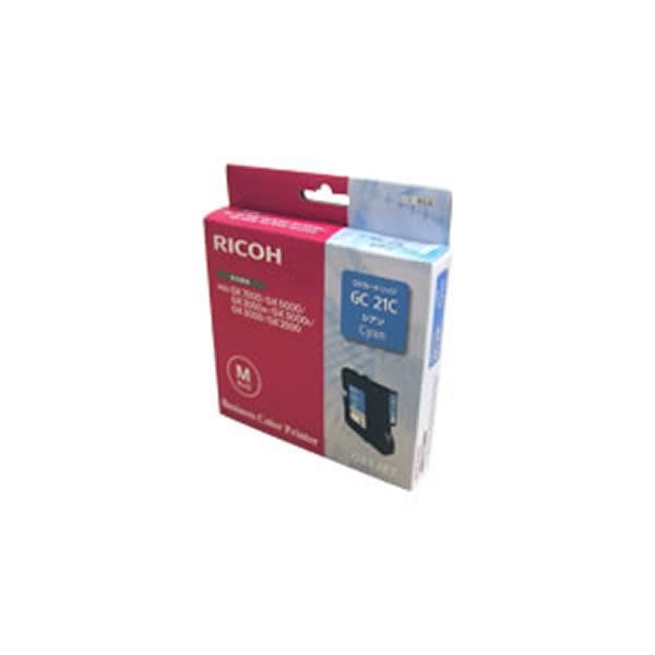 (業務用5セット)(純正品) RICOH リコー インクカートリッジ/トナーカートリッジ (GC21C C シアン) ×5セット