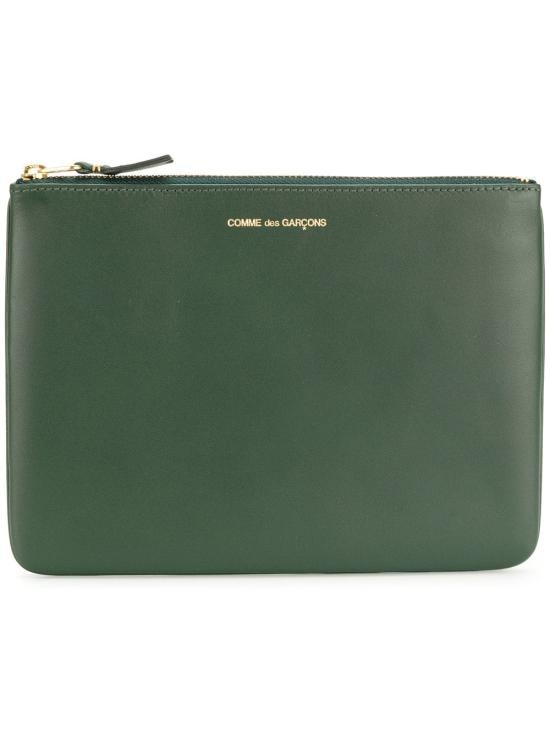 COMME DES GARCONS Women Wallet SA5100 BOTTLE GREEN