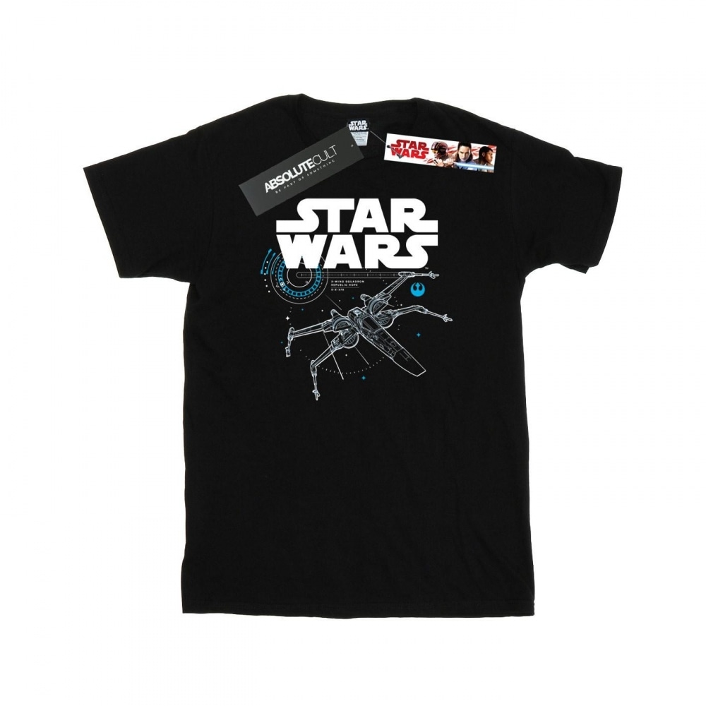 (英国より直送) スター・ウォーズメンズ最後のジェダイ Xウイング Tシャツ