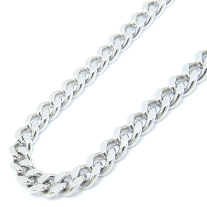 喜平ネックレス Pt850プラチナ 2面 シングル 61cm 50.6g/76097【中古】