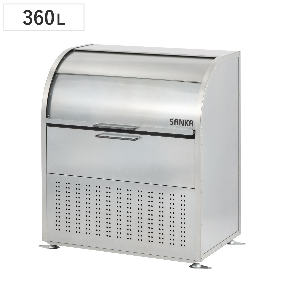 業務用ゴミ箱 360L ダストコ 900 屋外用 ゴミ箱 スライド蓋 ゴミ 8袋分 収集ボックス 屋外ストッカー 収納庫 ゴミ置き場 ゴミ捨て 360リットル 大容量 ふた付き 法人限定