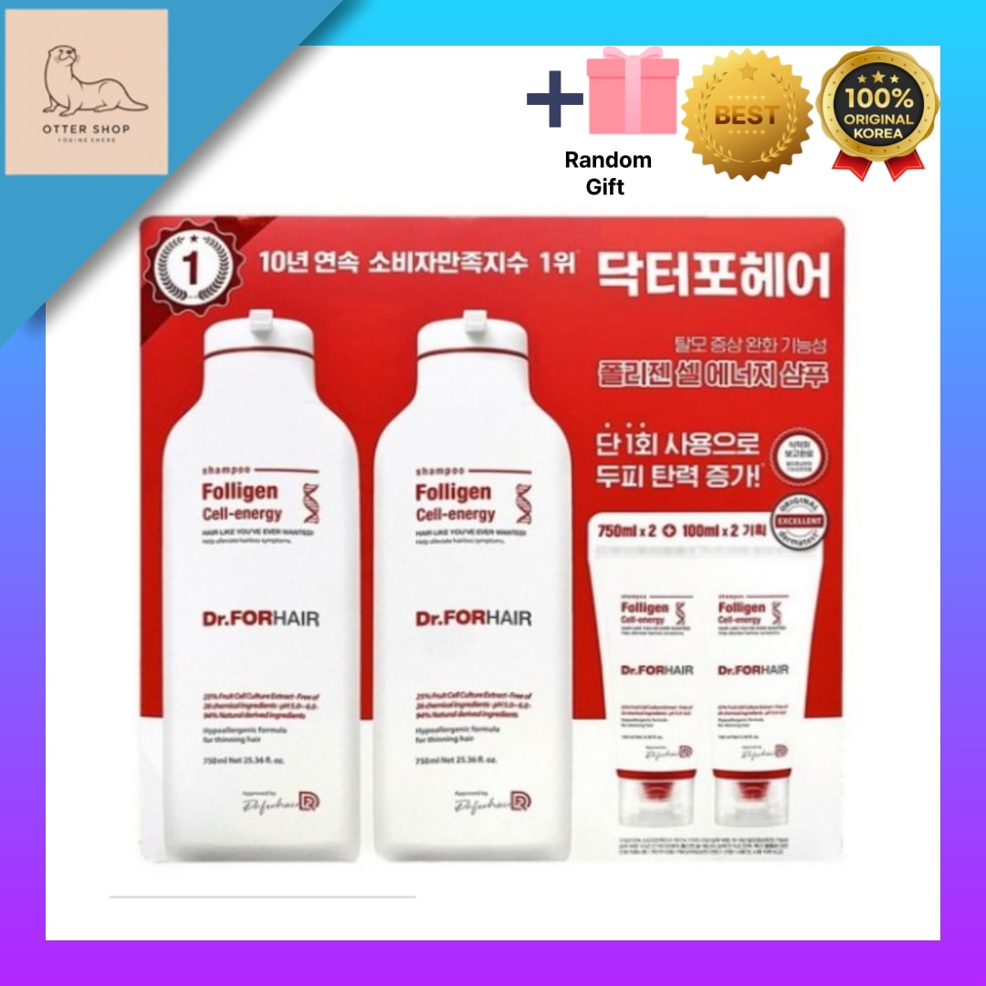 [韓国コスメ][大容量企画]ポリジェン セルエナジーシャンプー 750ml x 2個 + 100ml x 2個 1セット/毛根強化/韓国人気 BEST 脱毛 ヘアケア 頭皮ケア 髪 ボリューム 敏感