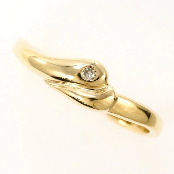 K9YG リング 指輪 11号 ダイヤ 総重量約1.5g ジュエリー 中古