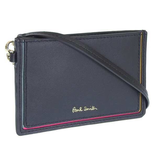 ポールスミス 小物 メンズ レディース カードケース アウトレット レザー ブラック PSMP0099 PAUL SMITH