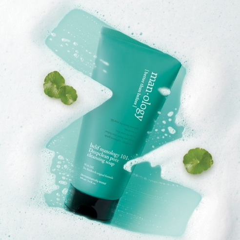 【JTr】 マンオロジー・101・ディップクリーン・ポア・クレンジング・ソープ・160ml・1個・メンズケア・毛穴ケア・角質・ディープクレンジング・ハーブ成分・低刺激・爽快感