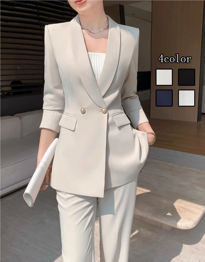 ハイエンド レディーススーツ 発表会 女性 2点セット 「上着+パンツ」ワイドパンツ 制服 エレガント ビジネス 宴会 カジュアル 着痩せ リクルートスーツ 結婚式 大人気 司会 フォーマル 二次会 7,997円