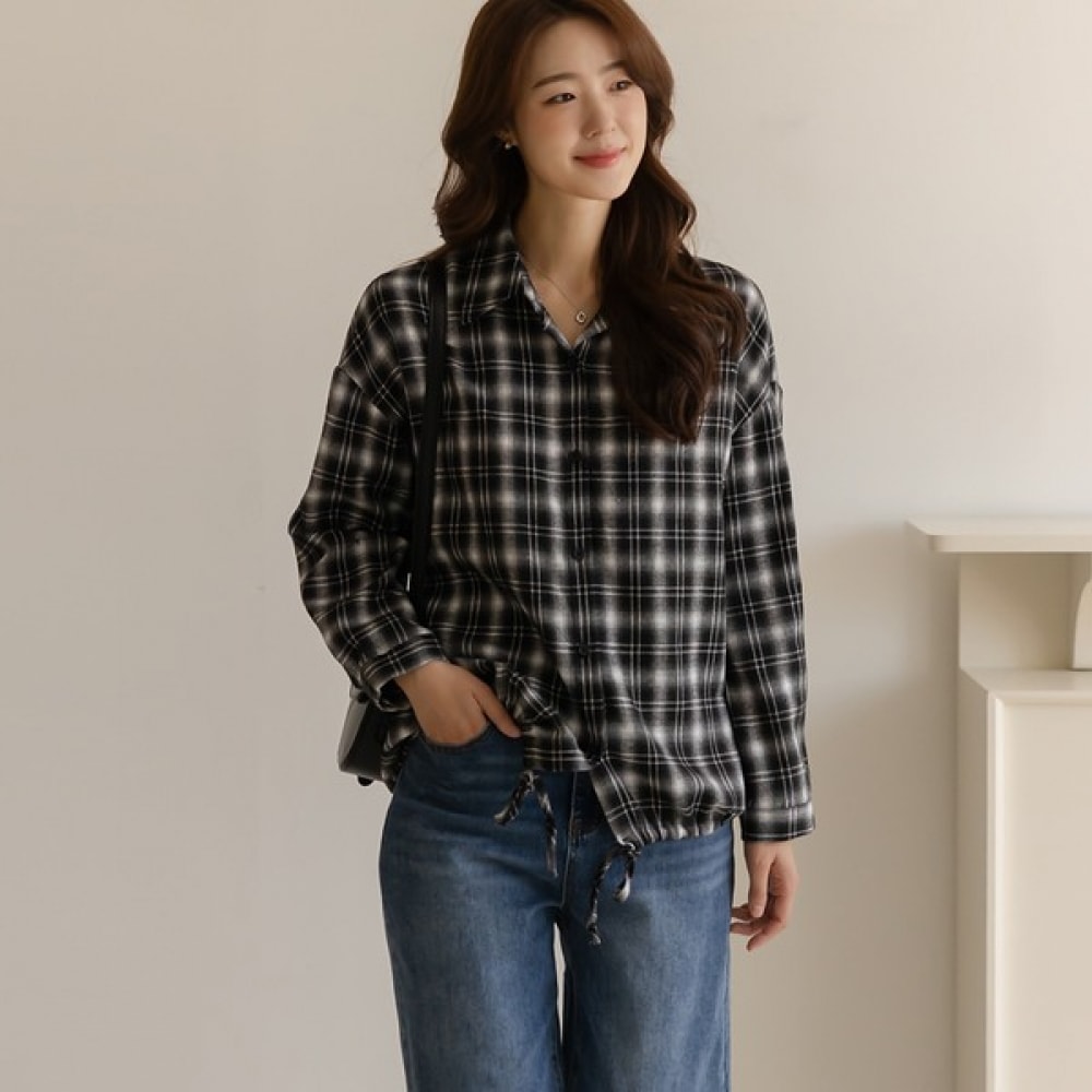 (Elysia) バリンストリングチェックカラーナンバン