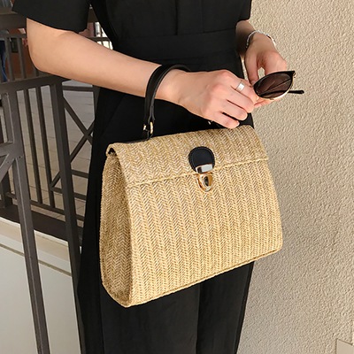 キャンバスバック/パールバッグ/ラタンバック/バッグ/ショルダーバッグ/トートバッグ/デイリーバッグ/レディースバッグ/クロスバック/ bag/ Canvas bag