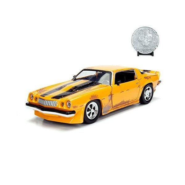 Jada 1:24 Die-Cast 1977 Chevy CamaroBumblebee with CoinTransformersModel Collection Christmas Gif 25,456円