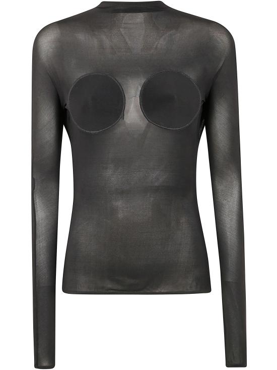 JEAN PAUL GAULTIER Women Tops 25 34 F TO279 J082 00 BLACK