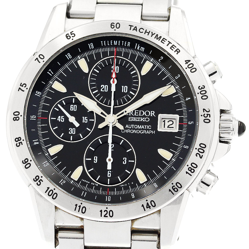セイコー SEIKO GCBP997/6S78-0A10 クレドール フェニックス デイト クロノグラフ 自動巻き メンズ _876498【中古】