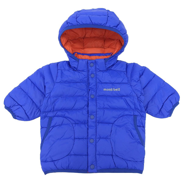 モンベル ネージュダウン パーカ Baby s 80サイズ ナイロン ブルー ダウンジャケット リバーシブル 子供 キッズ ベビー R801101584RBHR mont-bell