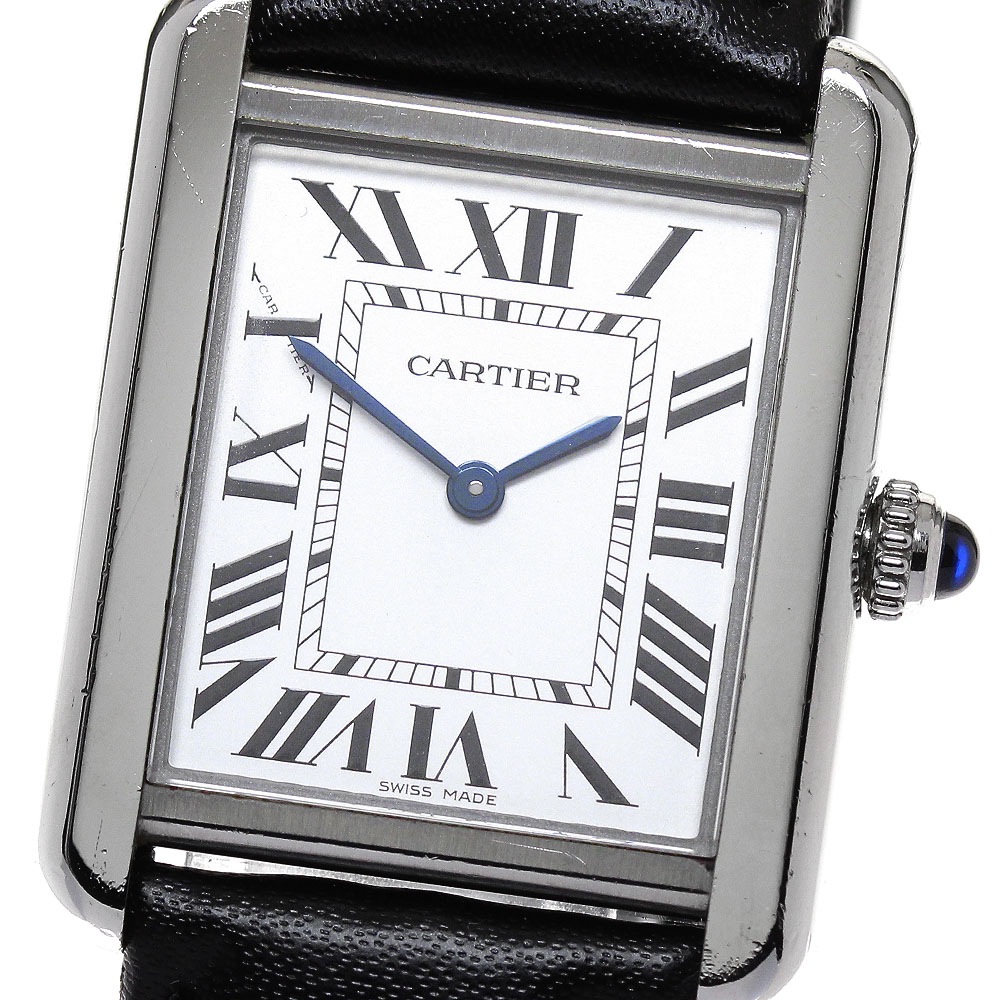 カルティエ CARTIER WSTA0030 タンクソロ SM クォーツ レディース _847993【中古】