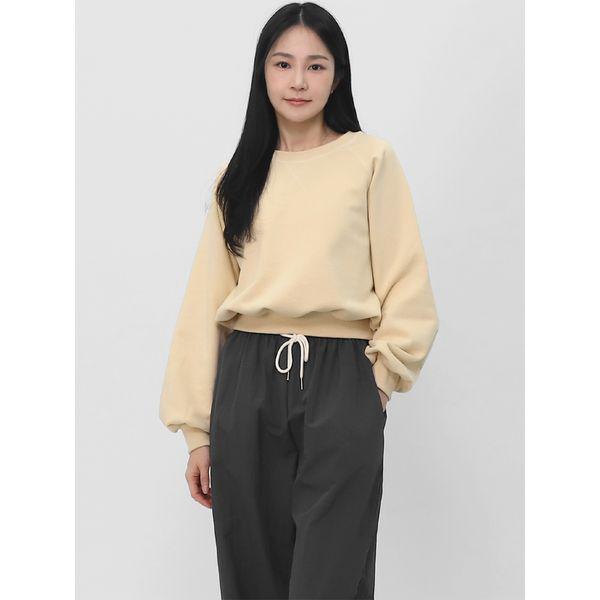 女性用スウェットシャツ 長袖ステッチTシャツ クロップド ラグラン Tシャツ LFL002_P406007713