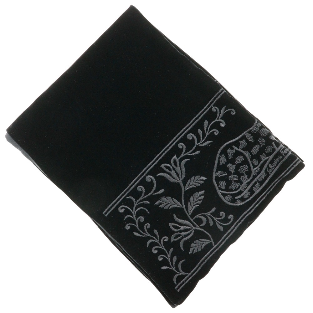 Salvatore Ferragamo サルヴァトーレフェラガモ ストール レーヨン シルク レディース 中古品 A+ランク