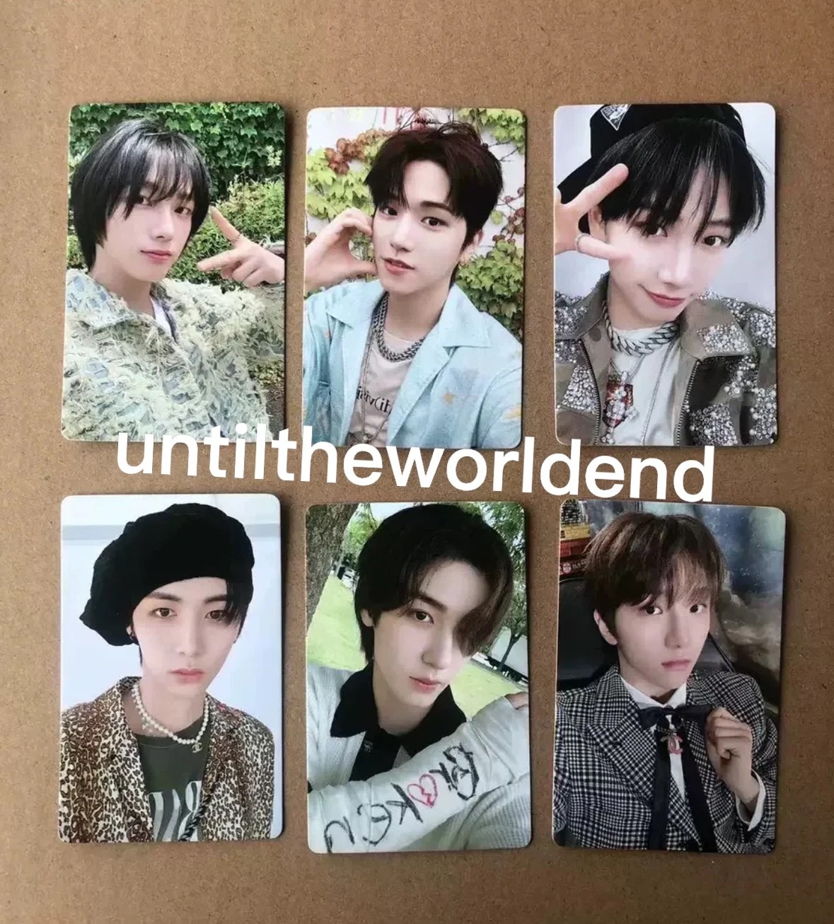 公式品BOYNEXTDOORyzyyzy1.0bndWhymini1特典特典トレカ公式グッズ員6枚セット