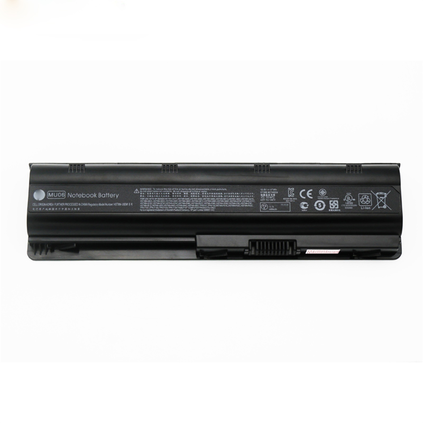 MU06 電池・HPノートパソコン互換 47Wh/4400mAh Pavilion dv7-6100 G4 G6 G7 G32 G42 G56 MU06XL MU09 593553-001 MU06