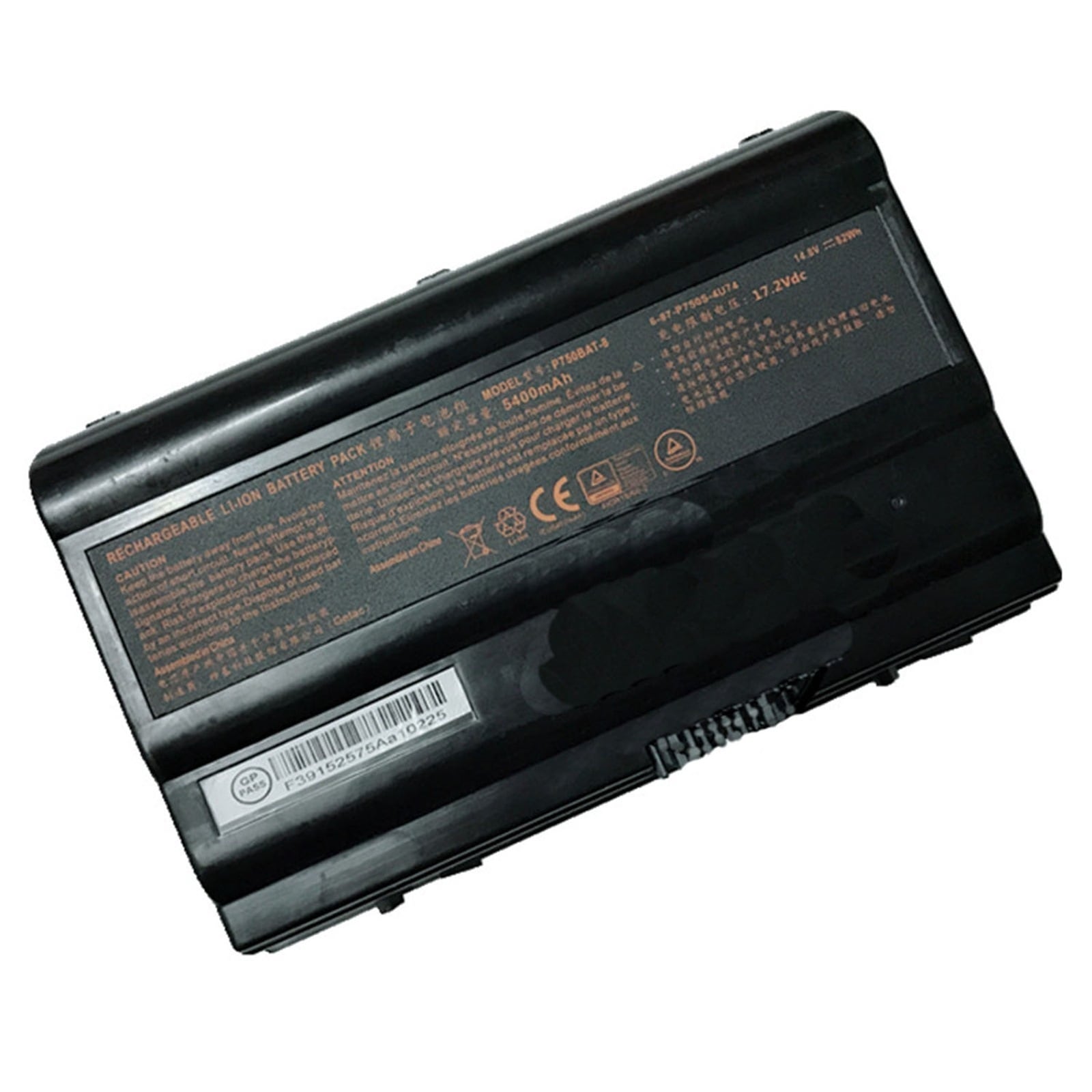 P750BAT-8 電池・Clevoノートパソコン互換 82Wh/5400mAh X599 X799 P770ZM P750BAT-8 P751ZM 交換用のバッテリー dc909-A731