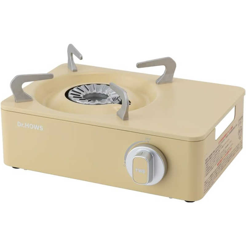 TTS　Dr.HOWS カセットコンロ Twinkle Mini Stove（トゥインクルミニストーブ）Lemon Yellow　007375