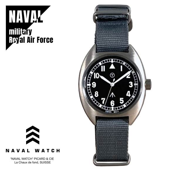 国内正規品 Naval military watch ナバル ミリタリーウォッチ Mil.-02A Royal Air Force type 3カラー