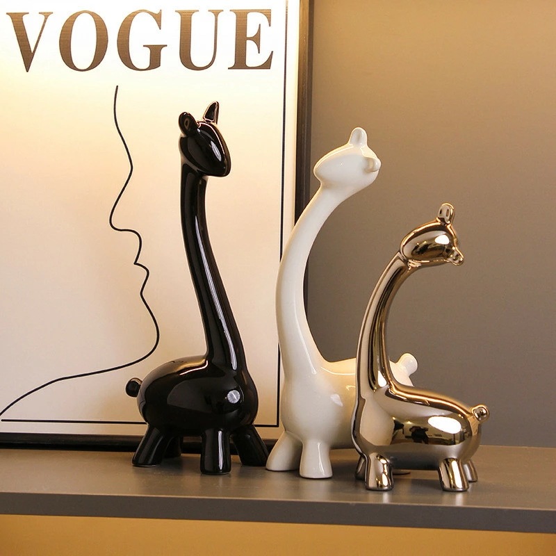 【新品登場】置物 飾り オブジェ 北欧 インテリア 陶器 猫　ねこ 動物　おしゃれ 北欧 父の日 男性 女性 結婚祝い 誕生日プレゼント おもしろい　雑貨 ギフト 7,206円