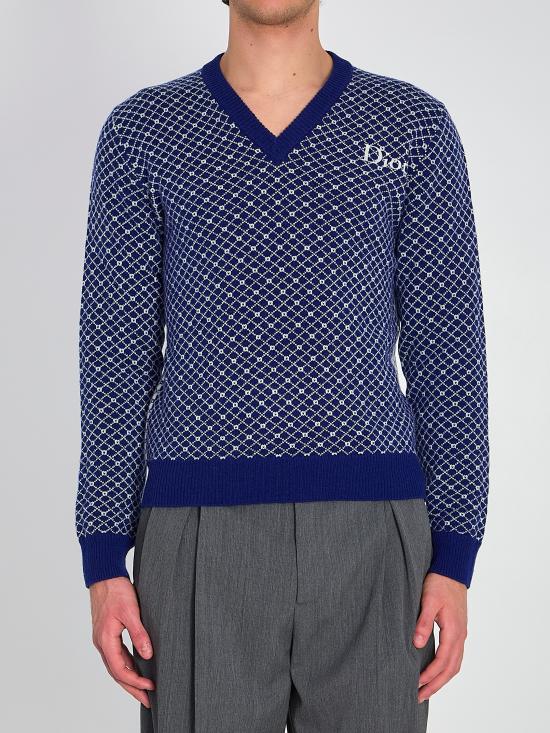 DIOR Men Sweater 683M628 BLUE