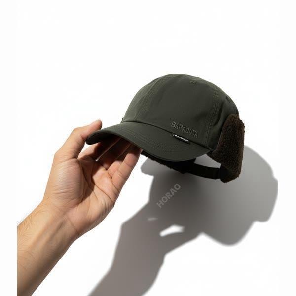 X バラクータ WAXED TRAPPER HAT (MHA0871 OL99) (トラッパー帽子)
