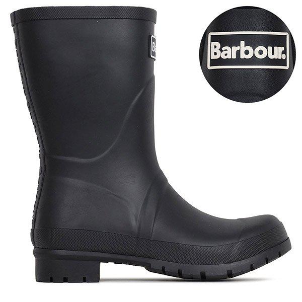 ブラックバンバリーウェリントンミドルレインブーツBANBURY LRF0084 BK11
