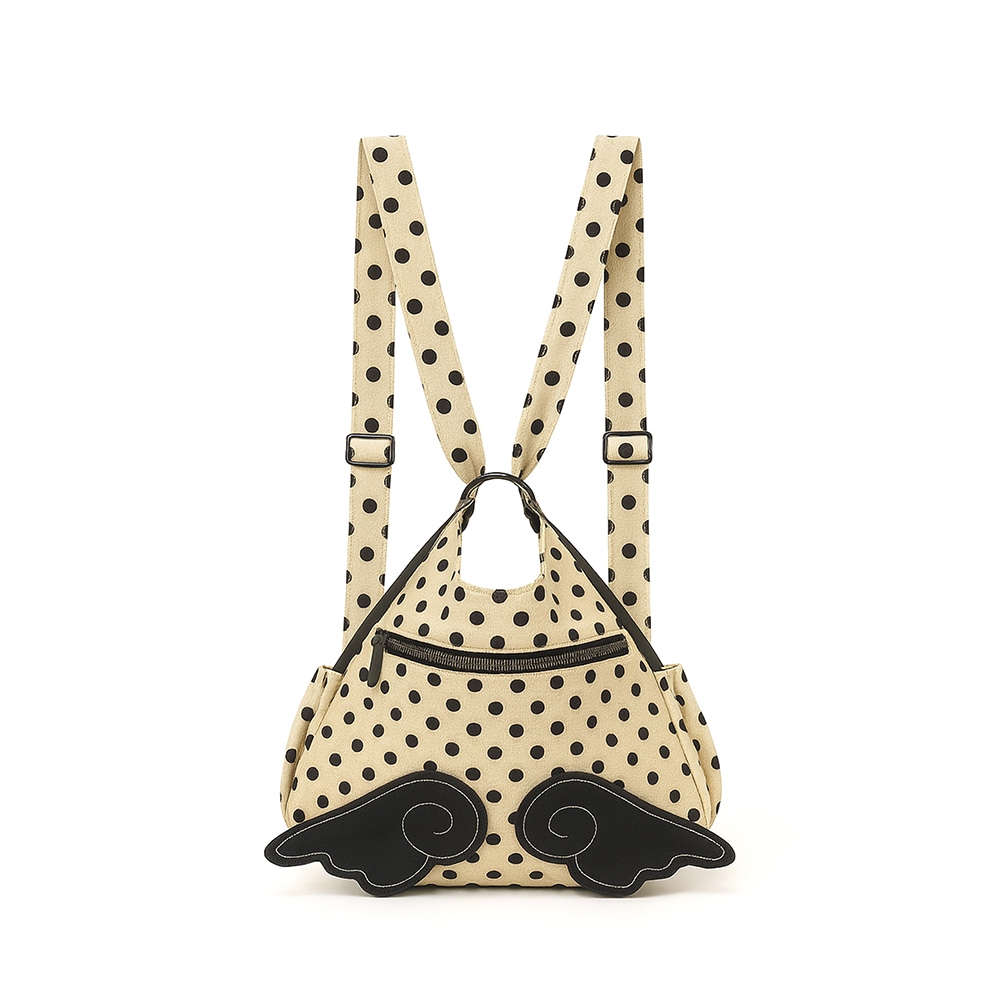 엔젤 도트 3WAY 보부상 에코 호보백 크로스 숄더백 2color