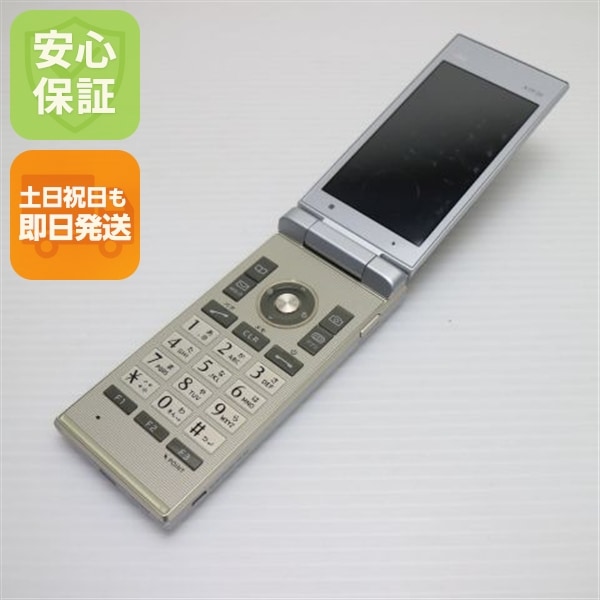 良品au KYF35 MARVERA シルバー ガラケー 127