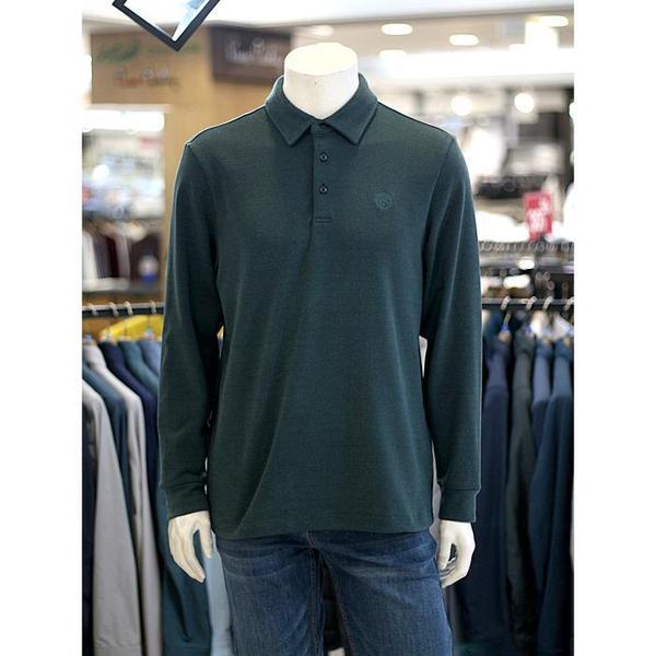 セーブゾーン03 [] 季節の変わり目 ロゴ 刺繍ポイント 長袖カラーTシャツ (S20243003)