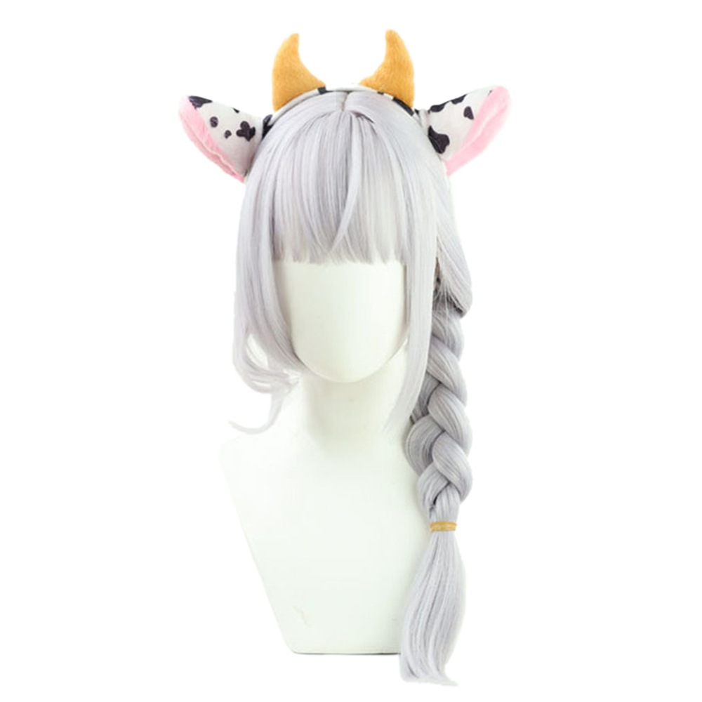 バーチャルYouTuber　VTuber　白銀ノエル　私服衣装　コスプレウィッグ