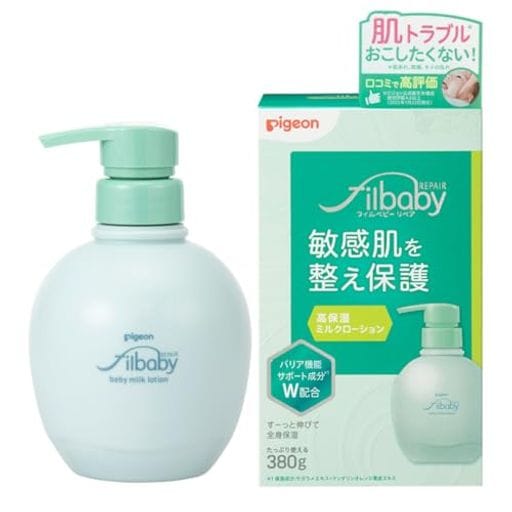 ピジョン PIGEON フィルベビーリペア ベビーミルクローション 高保湿 380G