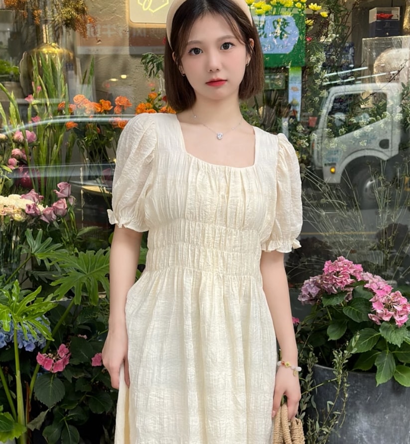 ワンピース デート モテアイテム ロングワンピース シャツワンピース フレア ボリュームスリーブ 大人可愛い きれいめ 上品 おしゃれ かっこいい 大人可愛い ラブリー キュート ガーリー クール