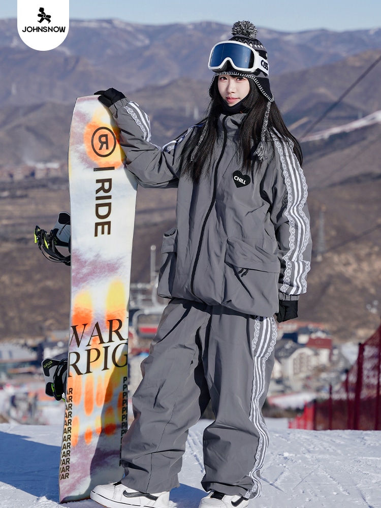 上下セット 2024 2025 スノーボードウェア 防水20000 韓国ファッション スポーツシリーズ スノーボードウェア