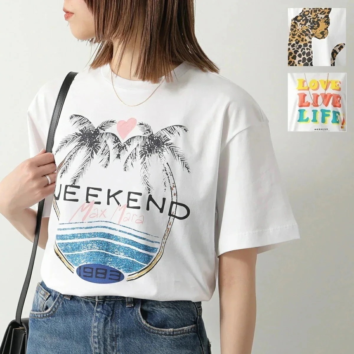 WEEKEND MAX MARA ウィークエンド マックスマーラ Tシャツ VITERBO ヴィテルボ レディース コットン 半袖 カットソー クルーネック カ