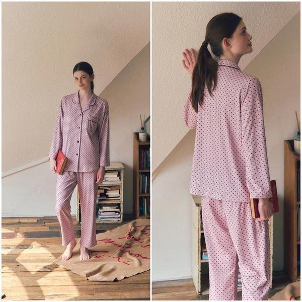 プラス起毛女性パジャマセットVPA4559WSSG 17,750円