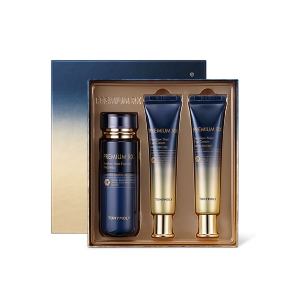 プレミアム RX ツバメの巣 エッセンス 55ml + アイクリーム 30ml x 2個セット