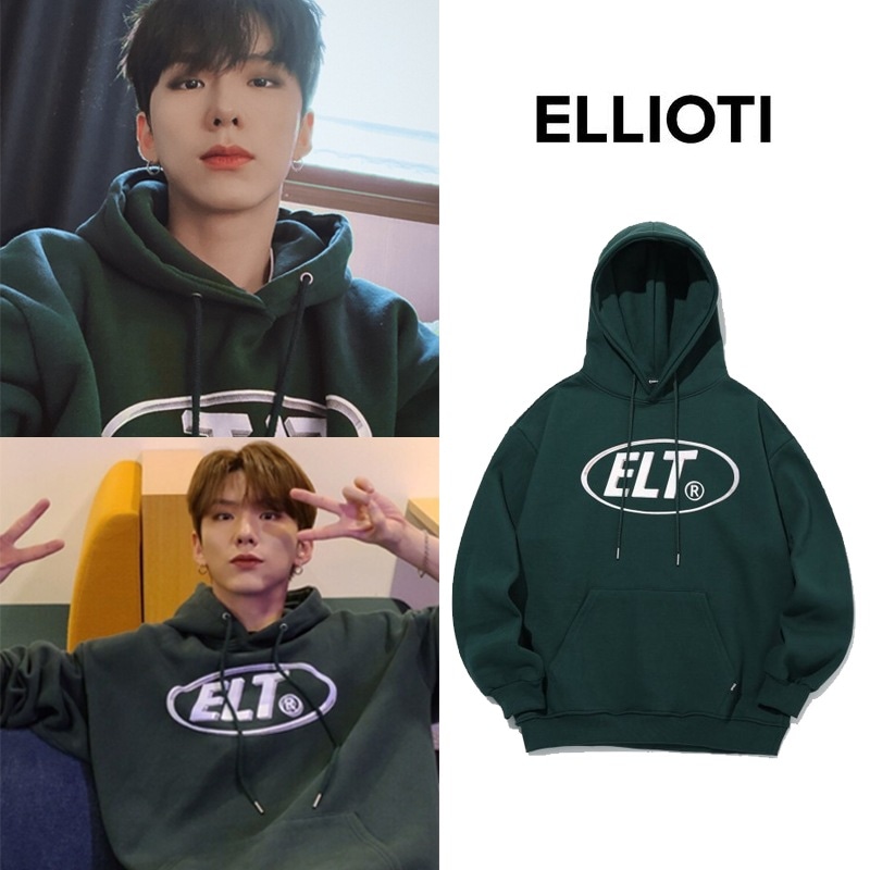 MONSTAXキヒョン着用 Metalic Logo Hoodie