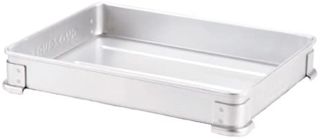 中尾アルミ製作所 アルマイトそばバット 身のみ（蓋別売） 大