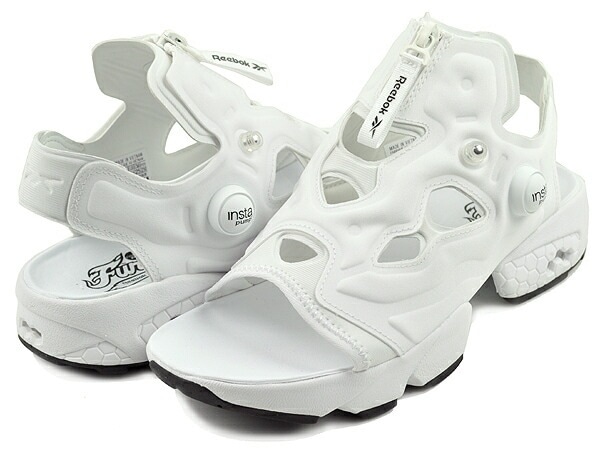 フューリー サンダル ジップ ホワイト レディース 100202020