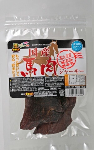 （まとめ買い）マルジョー&ウエフク 馬肉ジャーキー 20g 犬用おやつ [x15]