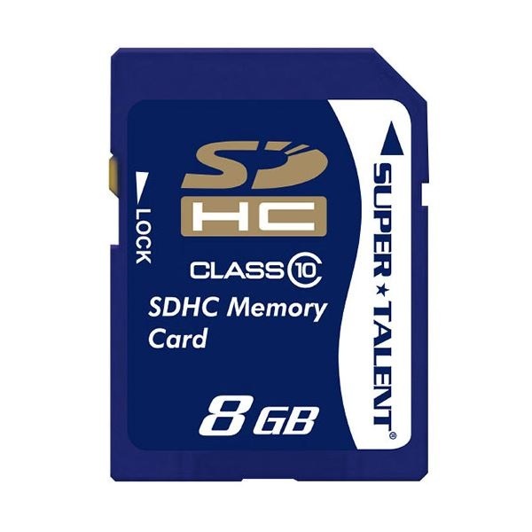 （まとめ）スーパータレント SDHCカードCLASS10 8GB ST08SDC10 1枚[x5]