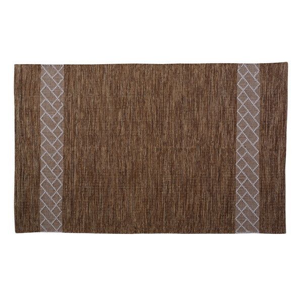 TTR-157BR ブラウン ラグ(130×190cm) メーカー直送