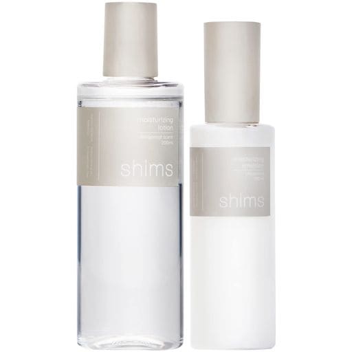 SHIMS (シムス) 化粧水+乳液セット 高保湿化粧水 高保湿乳液 乾燥肌 敏感肌 赤ら顔 肌荒れ CICA ヒト型セラミド シカ スキンケア 化粧水200ML 乳液100ML
