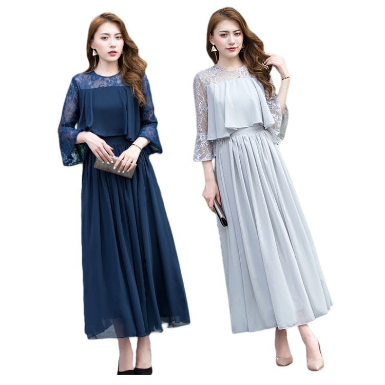 ドレス パーティードレス 結婚式 ワンピース ドレス 袖あり 大きいサイズ ワンピースフォーマルドレス フォーマル お呼ばれ 服 親族 大きいサイズ 大人 上品 20代 30代 40代 50代 卒業式 5,351円