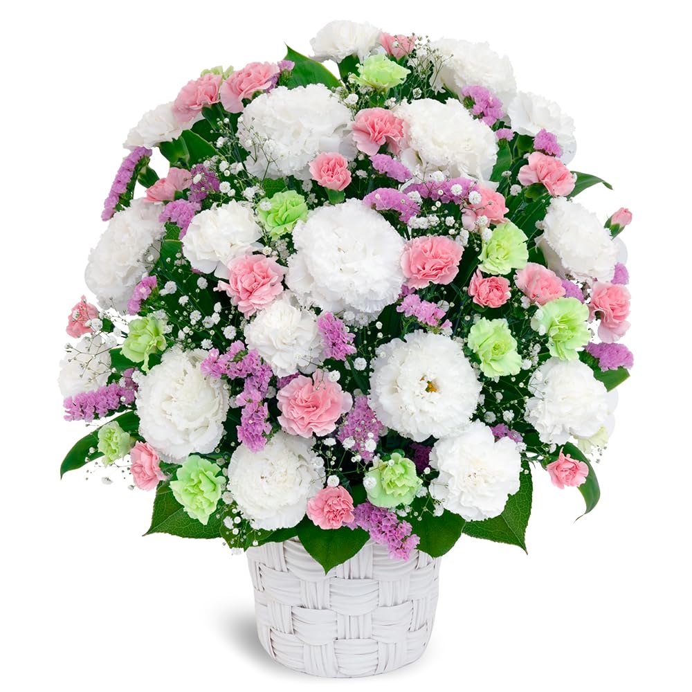 お供え・お悔やみの献花 花キューピット 仏花 供花 法要 法事 仏事 弔事 枕花 お盆 お彼岸 初盆新盆 四十九日 一周忌 お供えのアレンジメント yr00-524361