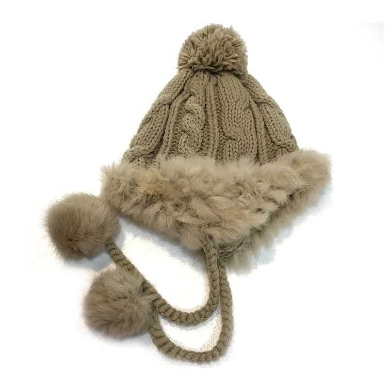 【65%OFF!】 71％以上節約 冬の女性用ぬいぐるみ帽子新製品は外出時に耳を暖かく保つために耳を覆いかわいい柔らかい女の子を着て
