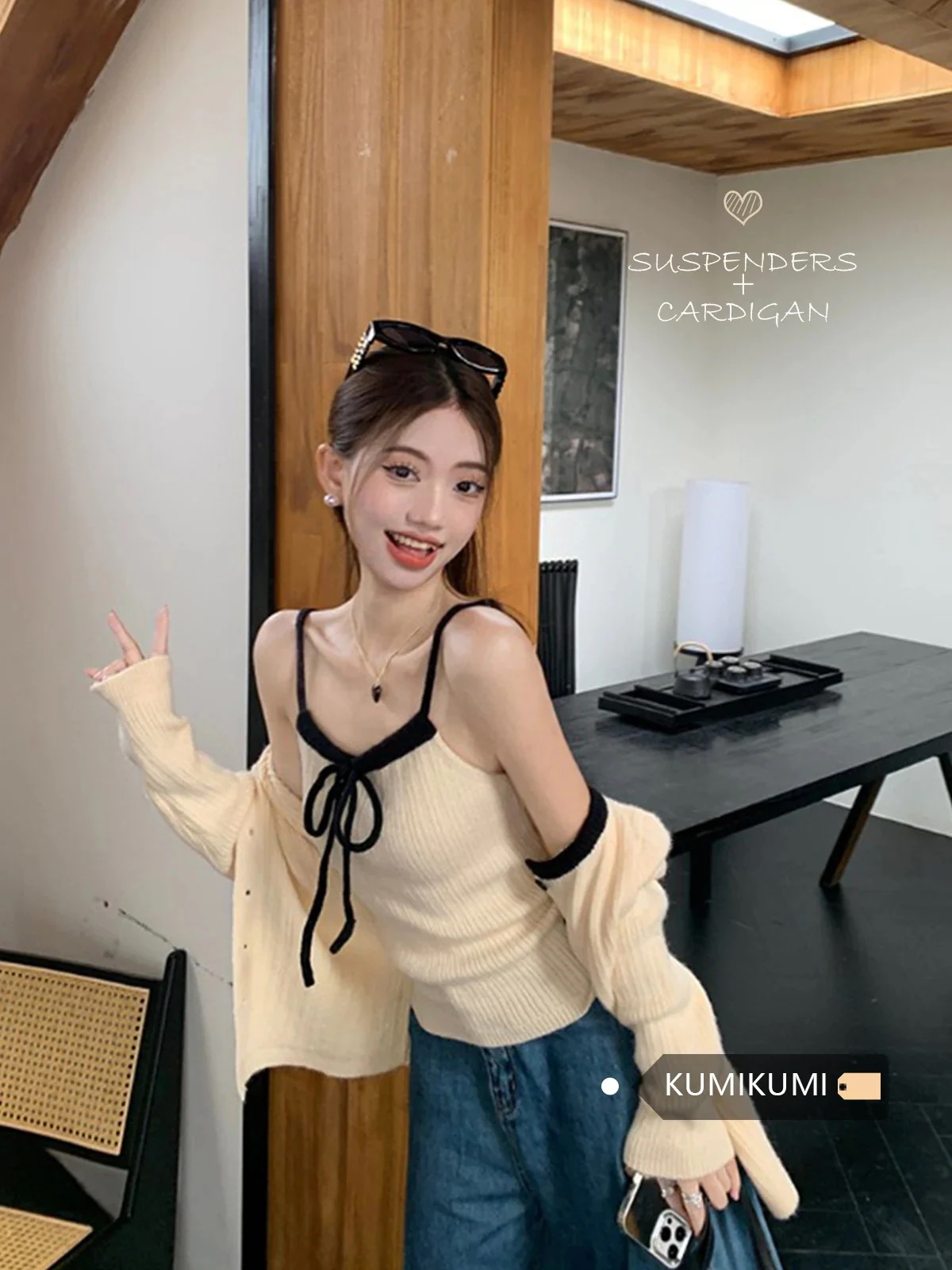 【急速出荷!】24 かわいい人気 トップス 長袖 ニット無地レディースショート 羽織りファッション系 ルーズ ネック女っぽカジュアルボレロゆったり 大人っぽセーターフレンチ型 2点