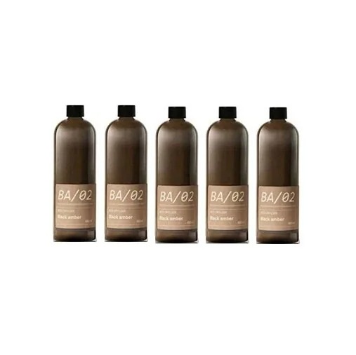 【5個セット】リードディフューザー MRUS-50-BA 詰替えオイル 480ml ブラックアンバー